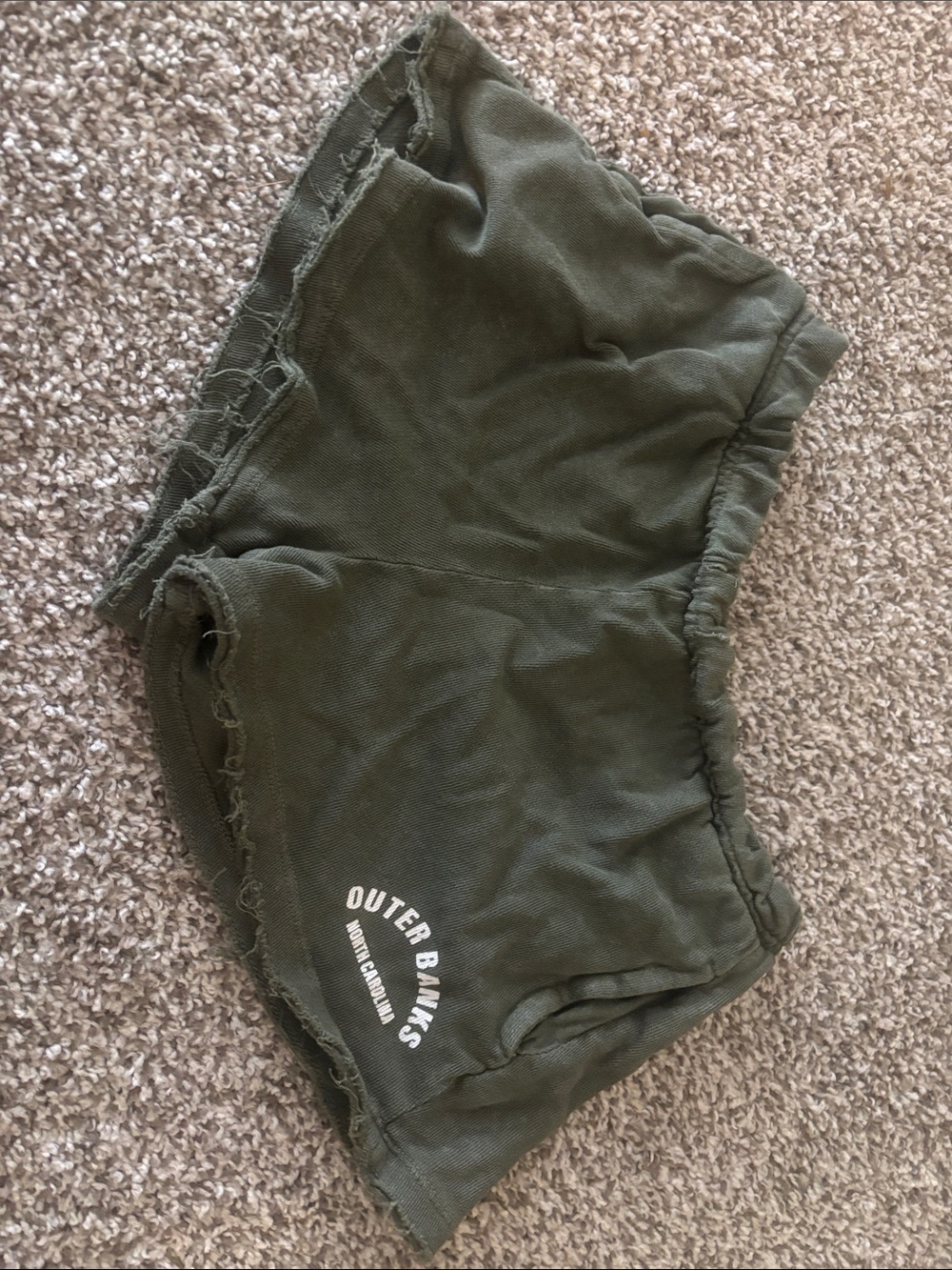 Olive Green Women's Casual Shorts